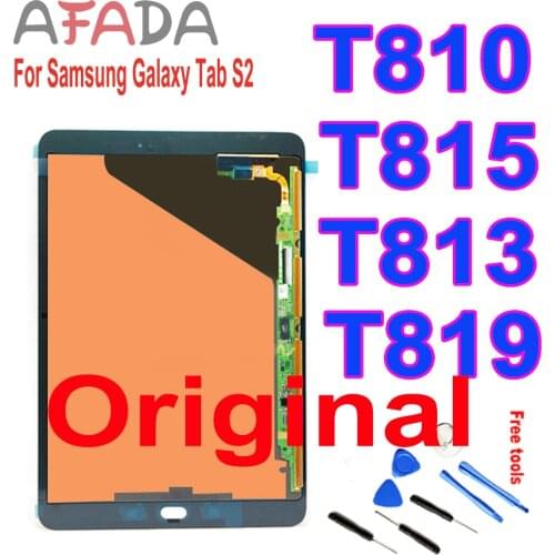 Original 9.7" For Samsung Galaxy Tab S2 T810 T813 T815 T819 LCD Touch Screen Digitizer Assembly Glass Sensor Replacement