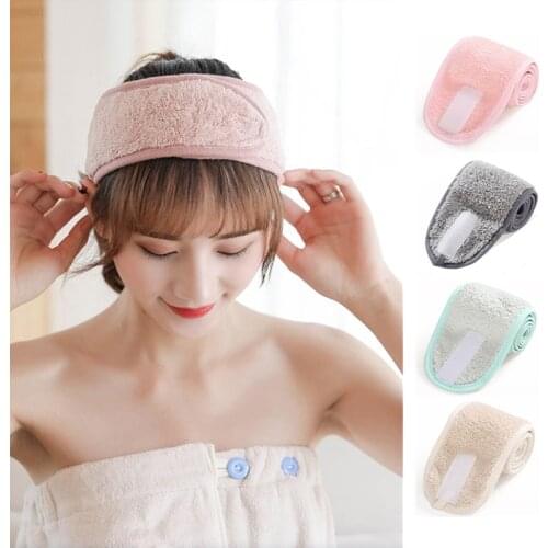 1Pcs Hair Styling Headband Wash Face Hair Bands Makeup Remove Cosmetics Head Toweling Sport Yoga Headbands Hair Care Accessories