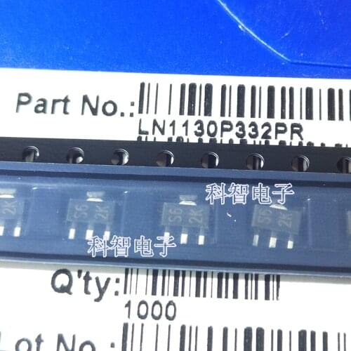 10pcs/lot 100% New&original LN1130P332PR Marking:S6 2K SOT89