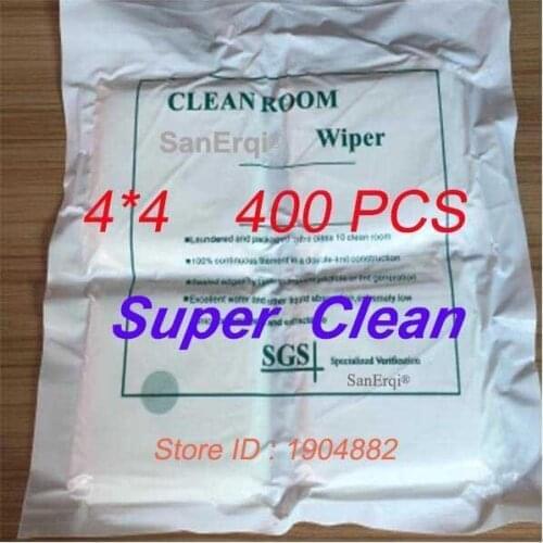 2 Lot / 800 PCS SanErqi Super Clean cleanroom wiper cleaning Non Dust Cloth Dust Free Paper Clean LCD Repair Tool SanErqi
