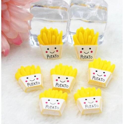 30pcs/lot kawaii resin fruit chip and item resin cabochons accessories 17*22mm