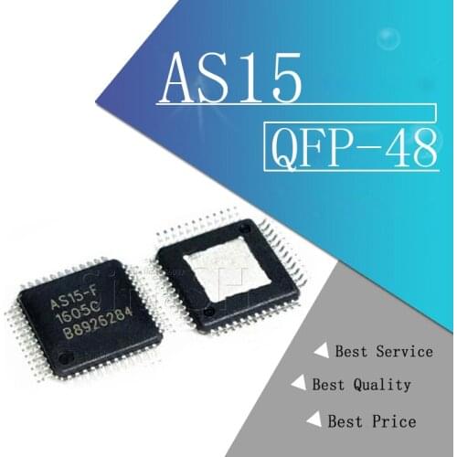 5PCS/LOT AS15-F AS15F AS15-G AS15G QFP48 AS15 Original LCD chip E-CMOS