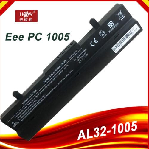 Battery For Asus Eee PC 1001 1001HA 1001P 1001PX 1005 1005PX 1005H 1005HA 1005HE AL32-1005 ML32-1005 PL32-1005