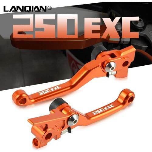 Motocross Accessories Aluminum Dirt Bike Pivot Brake Clutch Levers For 250EXC 250 EXC 2006-2020 2015 2016 2017 2018 2019