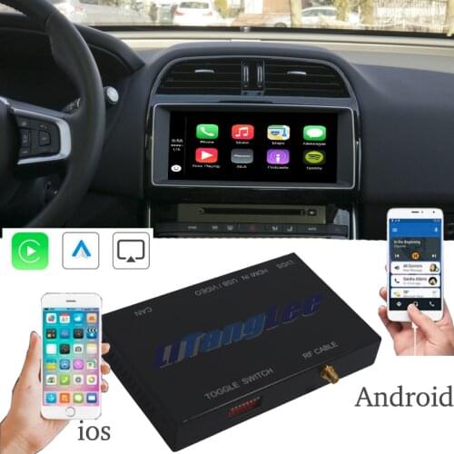 Car Camera Carplay Decoder Adapter For Jaguar XE XEL X760 2015~2021 Mirror Link Display Android Auto Play 360 BirdView