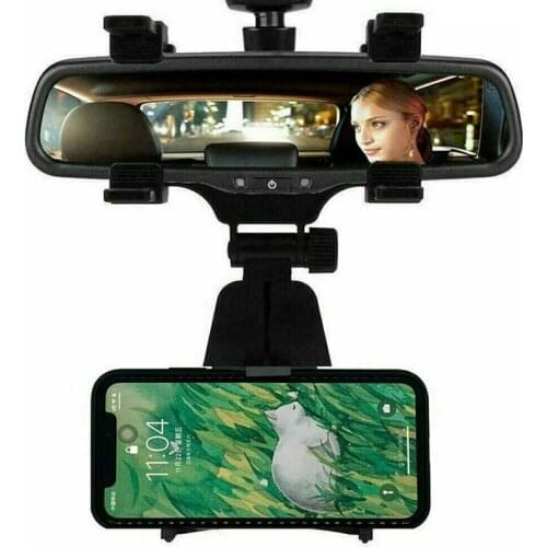 Car Phone Holder Car Rearview Mirror Mount Phone Holder 360 Degrees For iPhone 8 Samsung GPS Smartphone Stand Universal