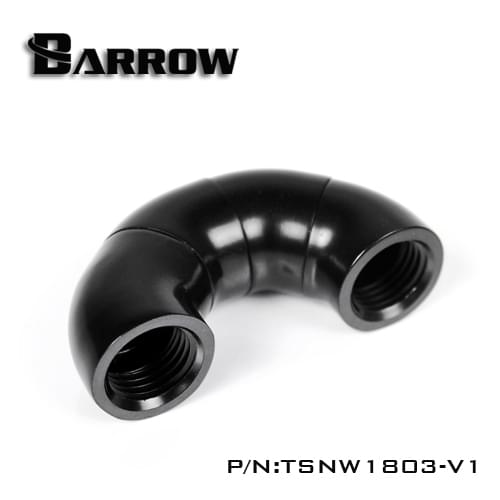Barrow TSNW1803-V1, 180 Degree Zigzag Rotatable Fittings, Four-Stage Female To Female Rotatable Fittings
