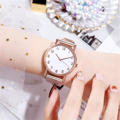 Luxury Watches For Women Stainless Steel Dress Quartz Watch Female Clock Relogio Feminino Elegant Ladies Wristwatch Dropshipping