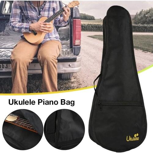 Ukulele Case Black Ukulele Padding Storage Bag Portable Oxford Nylon Black Ukulele Pouch 21 23 26 Inches