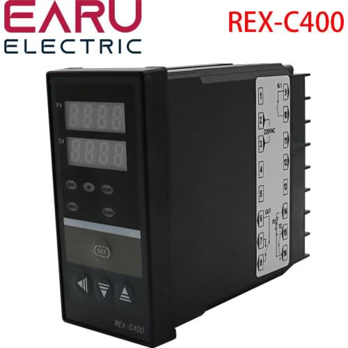 PID Digital Temperature Controller RKC REX-C400 Universal Input Relay SSR Output for Automatic Packing Machine Thermostat Hot