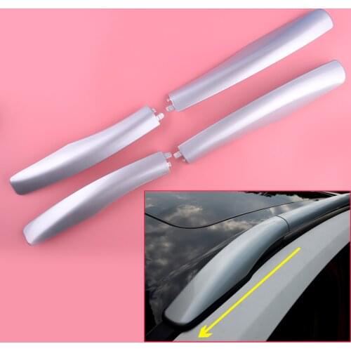 CITALL 1 Set Roof Rack Rail End Cover Shell Cap Fit For Ford Escape Kuga MK3 2013 2014 2015 2016 2017