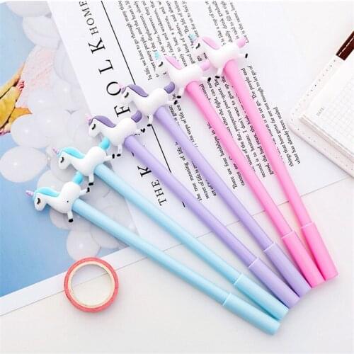 Back To School Present Unicorn Flamingo Signature Gel Pen Wedding Details Gifts for Guests Kids Bridesmaid Gifts Party Favors