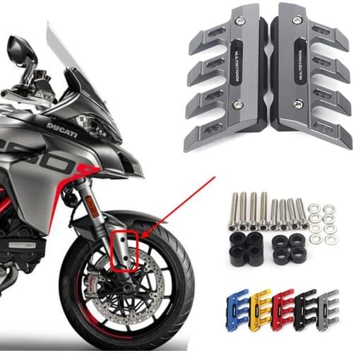 For Ducati MULTISTRADA 1200 950 1260 1260S 1000DS Motorcycle Front Fork Protector Fender Slider Guard Accessories Mudguard