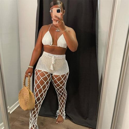 Sexy Summer Women Ladies Mesh Shorts See-through High Waist Female Beach Hot Elastic Waist Shorts Solid Transparent Shorts