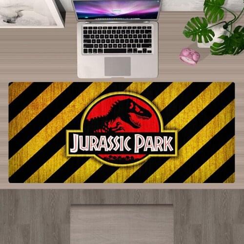 Jurassic Park Mousepad KAWAII Gaming Accessories Mouse Mat XXL 90X30 Mouse Pad Gamer Tapis De Souris Mausepad XL Tappetino Mouse