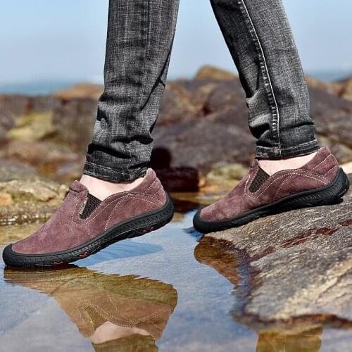 Mens Shoes Genuine Leather Zapatos Cuero Hombre Shoes Casual Sapato Masculino For Men Mens Breathable Male Sneakers Zapatillas