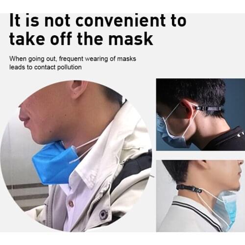 New Mask Hook Adjustable Anti-Slip Mask Extension Belt Bandage Ear Rope salvaorejas mascarillas attache masque Fixing Buckle