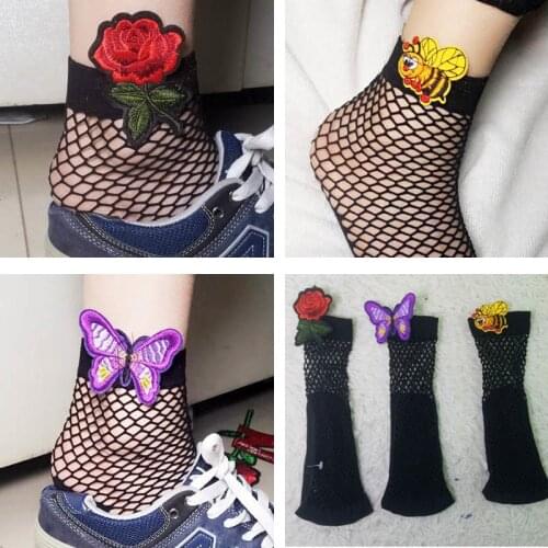 Party Hollow out sexy pantyhose female Mesh black women tights stocking slim fishnet stockings club party hosiery TT096