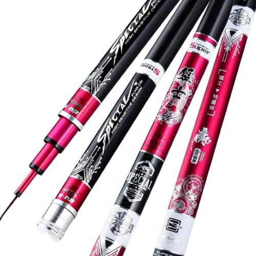 4H 5H 6H Super Hard Taiwan Fishing Rod 28/19 Tone Carp Wedkarstwo Olta 3.6m-6.3m 60T Carbon Fishing Canne Fishing Tackle Pesca