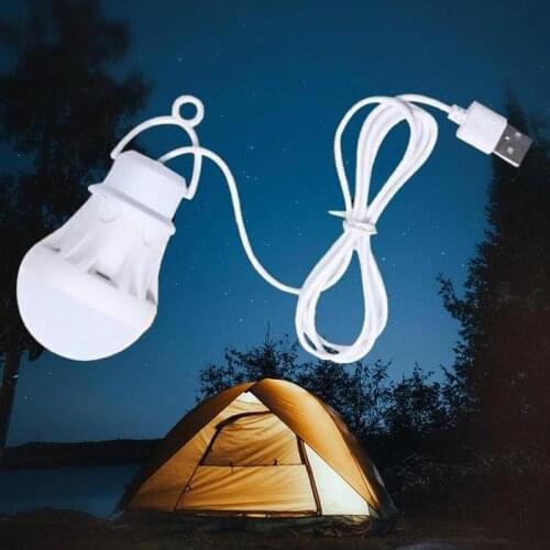Lantern LED Portable Camping Lamp Mini Bulb 5V USB Power Book Light Reading Student Study Table Lamp Super Birght for Tent