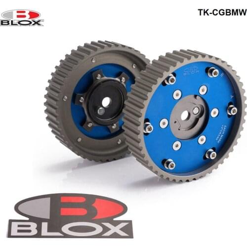 TANSKY - 2Pcs Aluminium Upgrade Engine Cam Gear Sprocket Billet Blox Anodized Blue For BMW E30 E36 318I TK-CGBMW