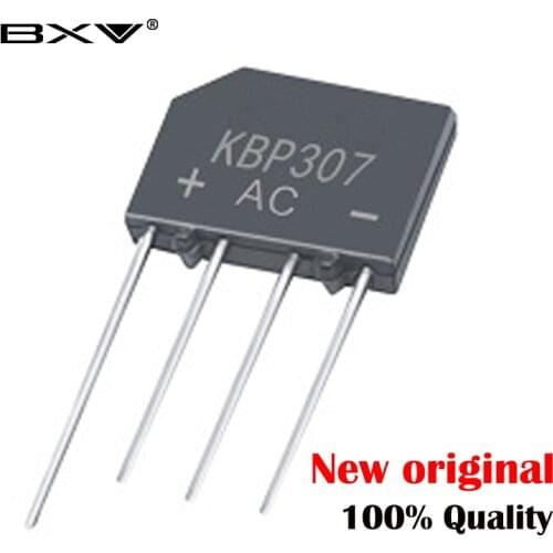 10pcs/lot 3A 1000V KBP307 diode bridge rectifier KBP 307 power diode electronica componentes