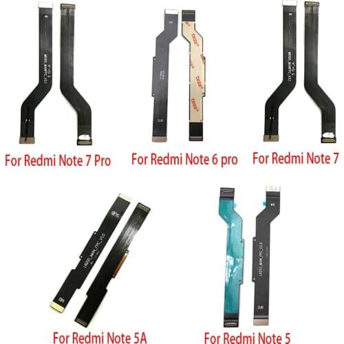 2pcs/lot Main Flex Cable For Xiaomi Redmi Note 3 4 4X 5 5A 6 7 Pro Global Connect Mainboard To LCD Screen Ribbon