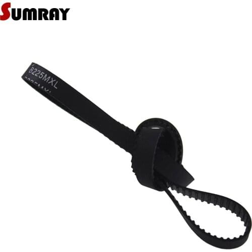 SUMRAY MXL Timing Belt 177/180/182/183/184/185/187/188/189/191 MXL Toothed Belt 6/10mm width Rubber Belt For CNC Machine 2PCS