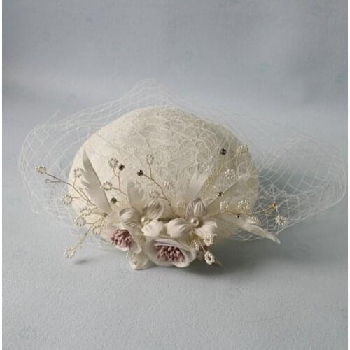 2020 Elegant Bridal Hat And Fascinators Headpiece Corsage Women Wedding Party Hair Accessories