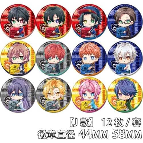 58mm Anime Badges Division Rap Battle Hypnosis Mic DRB Cute Brooch Acrylic Icons