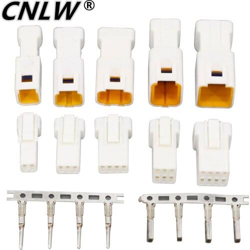 Automotive Connectors JST02R-JWPF-VSLE 2/3/4/6/8 Pin Waterproof Connectors Male and Female Butt Plugs