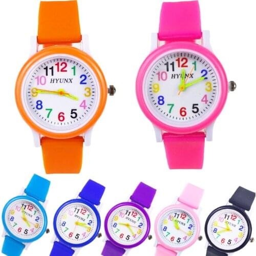 Digital Watches Kids Quartz Childrens Watch Boys Silicone Band Sports Christmas Gift Electronics Watch for Girls Drop Shipping