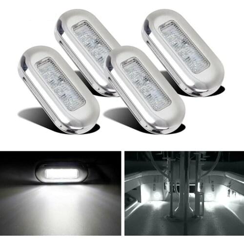 DC 12V Marine Boat Transom LED Stern Light 3LED Tail Lamp Yacht Accessory Attracting Fish Underwater Fishing Night Luring Lamps