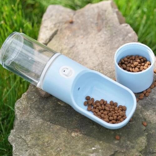 Outdoor Food Dispenser Feeder Portable Pet Travel Bowl Water Bottle Puppy Dog Cat Drinking Bowl For Small Large Dogs Pet Product