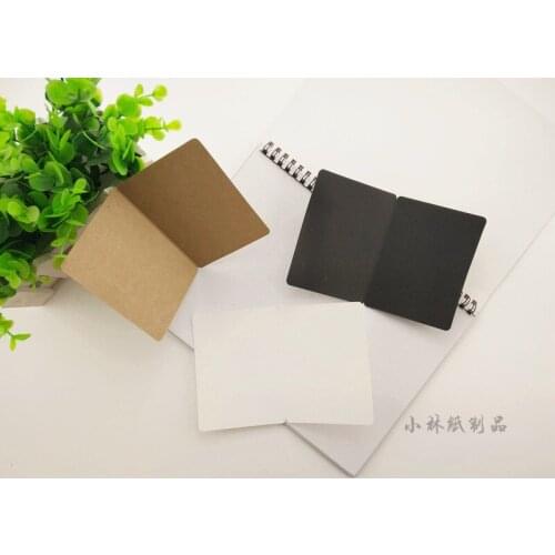 Kraft Fold Blank Card DIY Word Card Graffiti Invitation 50pcs Commemorative Message Card Printable