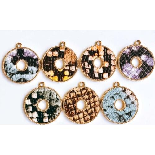 Round Wool Stuff Spacer Mixed Colors Pendant Necklace Supplies for Jewelry Making Earring Accessories Components 4pcs KP1994