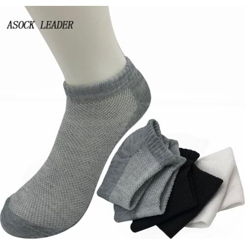 10 Pairs/Lot Summer Cotton Men Socks Comfortable Sweat Absorption Breathable Mens Gift Socks