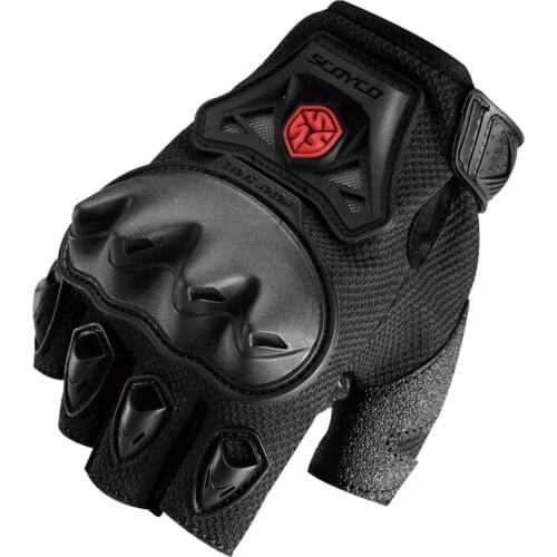 SCOYCO Summer Motorcycle Riding Half Finger Gloves Motocross Off-Road Racing Motor Bike Gloves Sports Dirt Bike Enduro