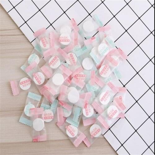 5/10/15pc/Bag Ultra-Thin Moisturizing Disposable Compression Facial Mask Cotton Facial Sheet Face Skin Care Wrapped Masks Paper