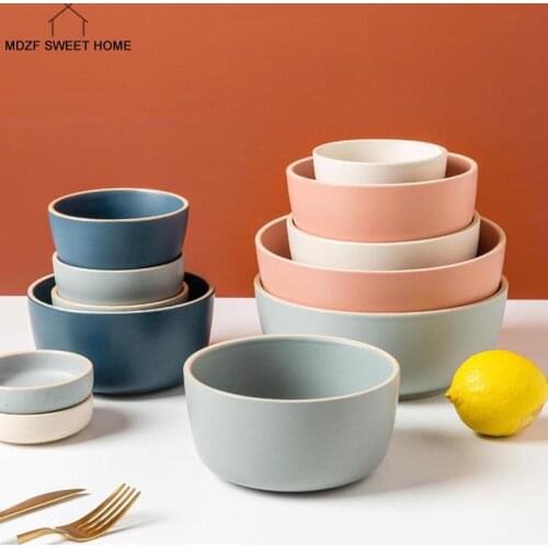MDZF SWEET HOME Kitchen Porcelain Bowls