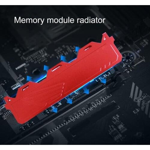 Metal Heat Dissipation Heatsink Cooler Radiator for DDR3/DDR4 Desktop Computer RAM Memory