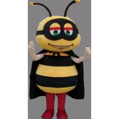 New Happy Carnival Mascot Halloween Cartoon Bee Cosplay Performance Costume Adult Use Birthday Party Advertising Parade Set