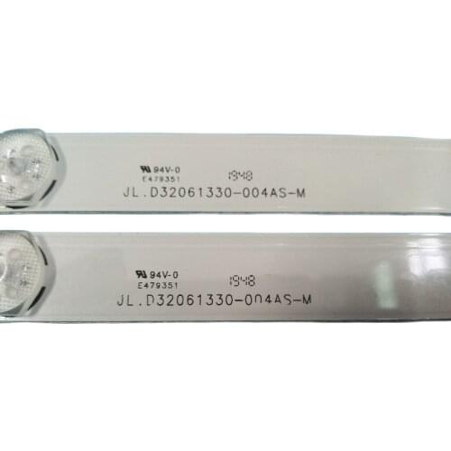 New LED strip JL.D32061330-004BS-M For THOMSON 32 TV T32D16DH 01B T32D16DH 01W JL.D32061330-004AS-M 4C-LB320T-JF3 4C-LB320T-JF4