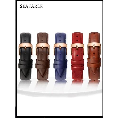Quality Genuine Leather Watch Band 13mm 14mm 16mm 17mm 18mm 19mm 20mm Men Watchbands For DW Daniel Wellington Watch Strap Women
