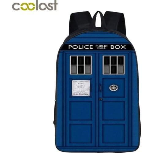 Tv Show Doctor Who Backpack For Teenagers Boys Girls School Bags Women Men Daily Backpack Children School Backpacks Kids Bag