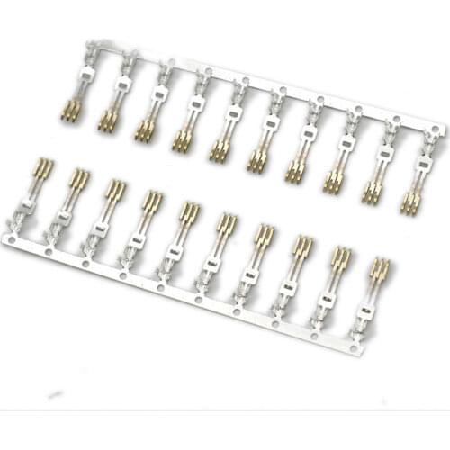 Angitu Sata 15pin SATA connector terminals double layer needle /Half coppering Crimp terminal Pins Plated Double