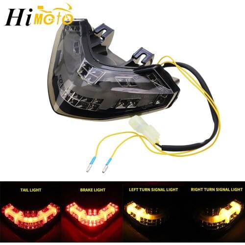 Fit For Ducait Multistrada 1200 1200S 2010 2011 2012 2013 2014 Motorcycle LED Tail Light Rear Brake Turn Signal Integrated Light