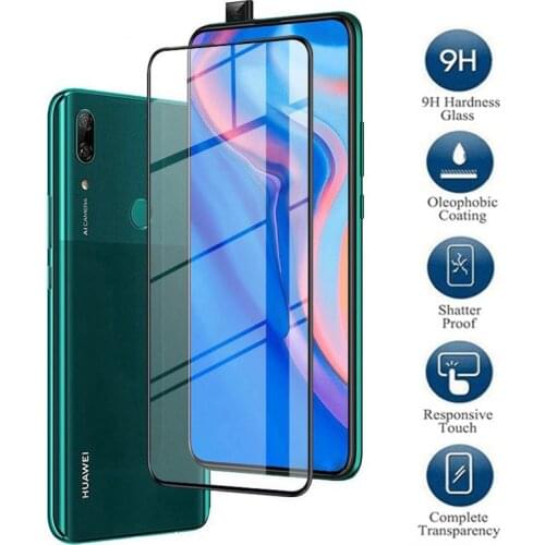 For Huawei P Smart Z Glass screen protector 9D Full Cover Protective film For hauwei Y9 Prime P Smart 2019 Glass psmart 9 y LX1