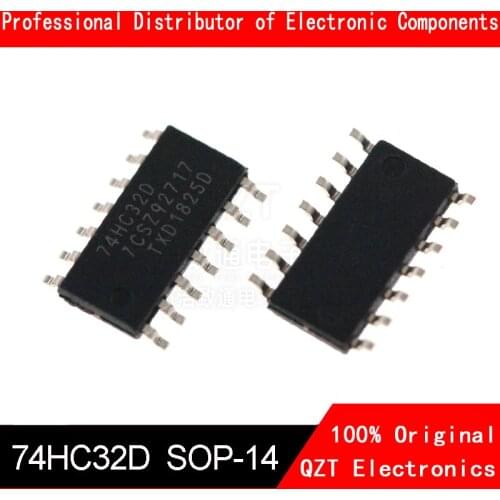 10PCS 74HC32D SOP14 74HC32 SOP SN74HC32DR SN74HC32 SMD