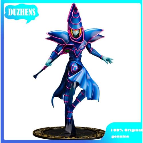 100% Original: Anime Yu-Gi-Oh! Dark Magician 30cm PVC Action Figure Anime Figure Model Toys Figure Collection Doll Gift
